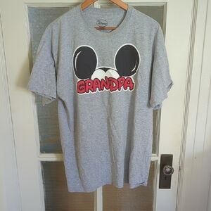 Disney Gray T-Shirt with Red Grandpa Design